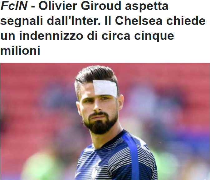 国米新闻网:国际米兰有意签下吉鲁 国米新闻网:国际米兰有意签下吉鲁