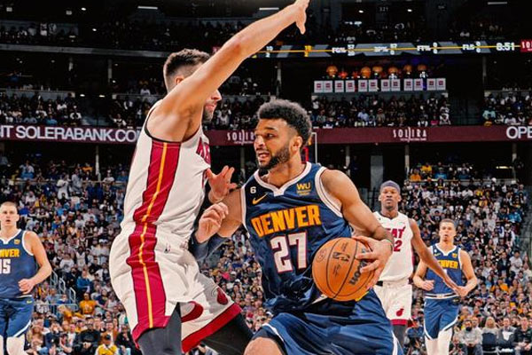 6月5日NBA总决赛G2掘金VS热火108:111 大比分1-1