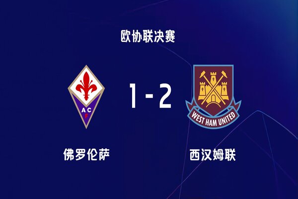 西汉姆联2-1击败佛罗伦萨，斩获欧协联冠军！