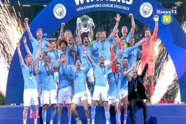 曼城欧冠之路：从未出线到夺得历史上第一座冠军