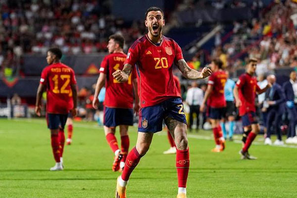 欧国联半决赛西班牙VS意大利2-1晋级，总决赛对战克罗地亚