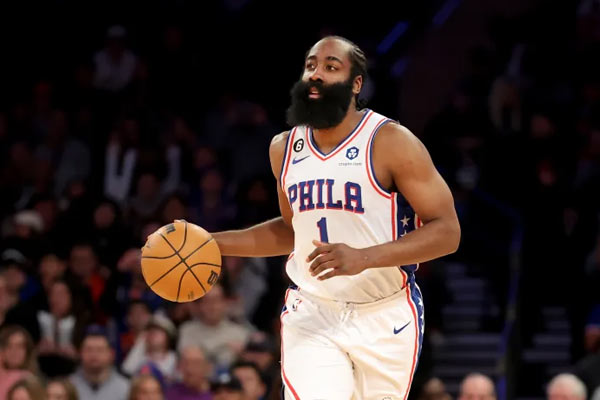 近10个赛季NBA球员得分篮板助攻前十！哈登合计30411居首！