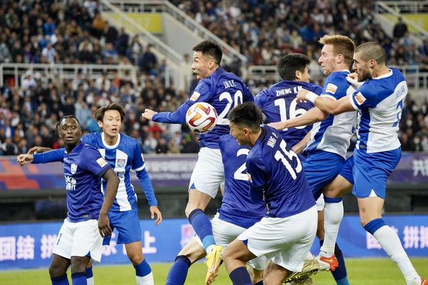 中超第17轮：浙江队2-1击败天津津门虎