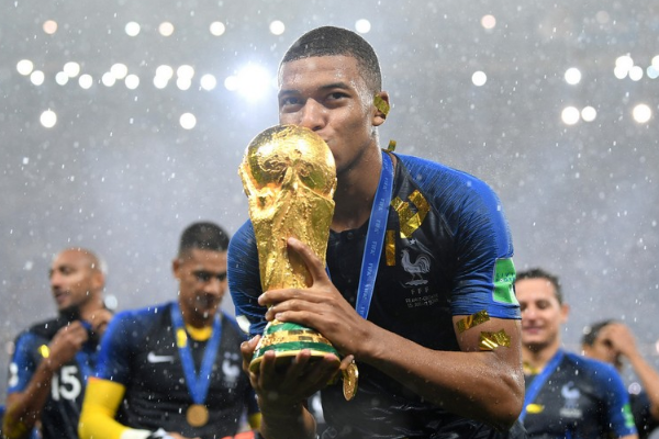 姆巴佩获得世界杯的时候多大？