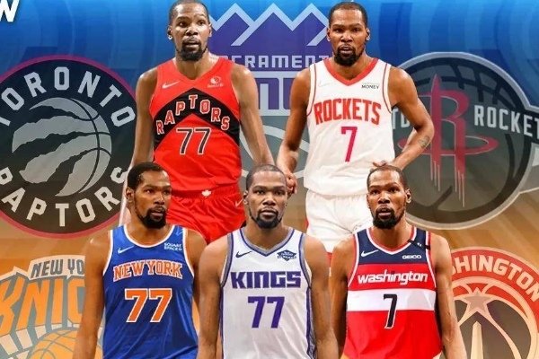 杜兰特现在为哪支NBA球队效力？