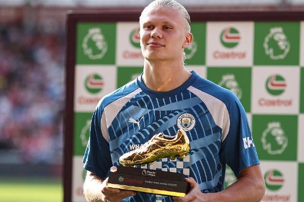 新赛季欧冠联赛射手榜：哈兰德独占榜首、姆巴佩和凯恩并列第二