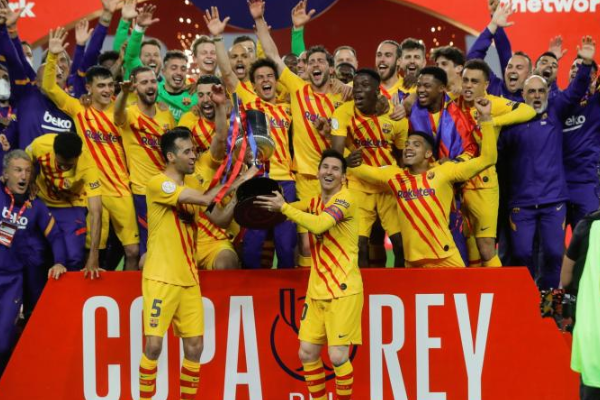 巴塞罗那赢过几次国王杯冠军？