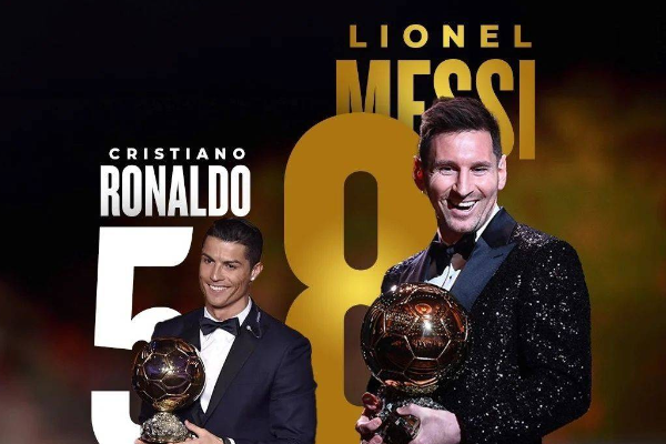 梅西获第八金球奖历史地位彰显与C罗缔结友好竞争