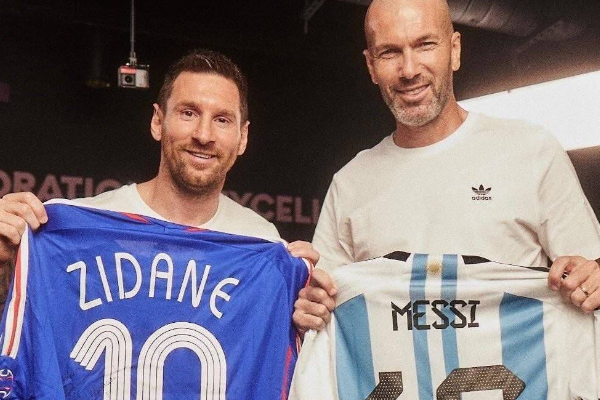 传奇对话：梅西与齐达内相互致敬与赞赏