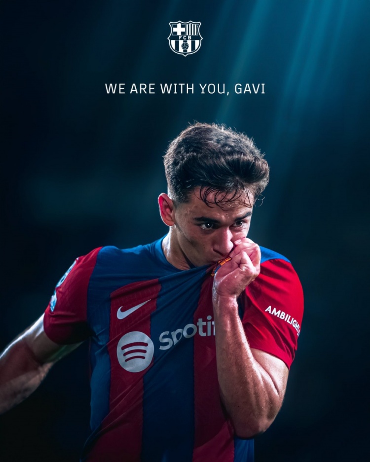 加维伤情严峻：巴萨官方发声呼吁加油！