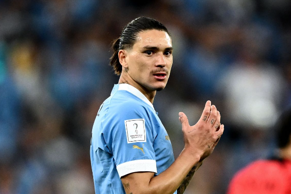 努涅斯绝杀头槌助乌拉圭3-0大胜玻利维亚