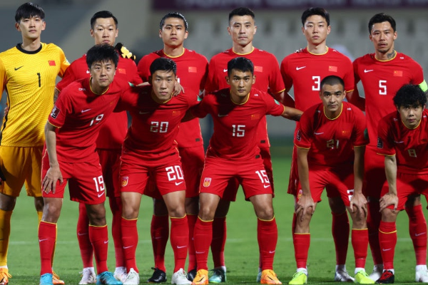 中国足球世界排名是多少？