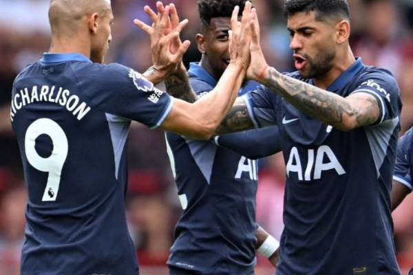 热刺前锋理查利森因伤或将面临上场时间限制