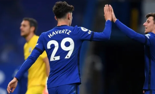 哈弗茨球衣号码是几号？