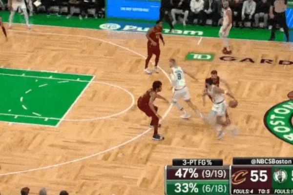 凯尔特人球星塔特姆走步引发争议