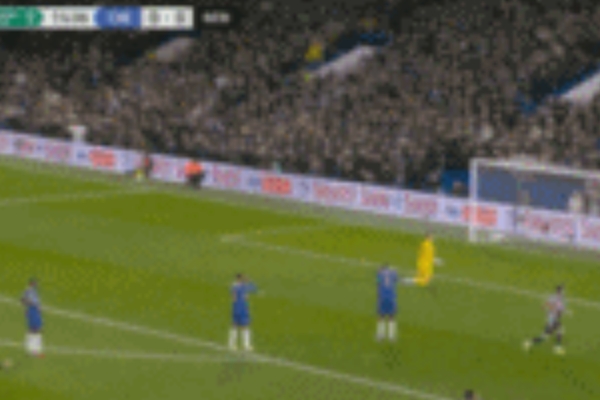 切尔西英联杯1/4决赛中纽卡率先破门陷入困境