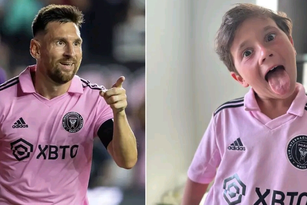 梅西幼子儿童赛场上演帽子戏法