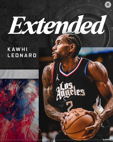 科怀-伦纳德宣布与快船续约