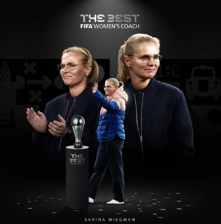 英格兰女足主帅魏格曼荣获FIFA年度最佳女足教练