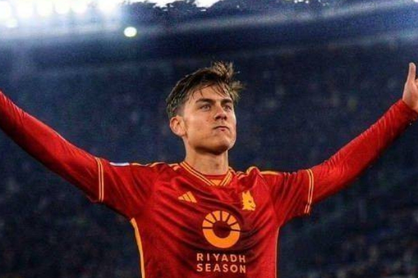 迪巴拉荣膺罗马俱乐部2023年度最佳球员