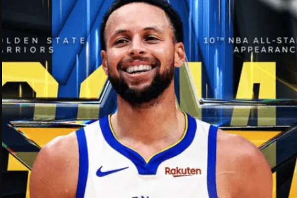 库里职业生涯第十次入选全明星替补