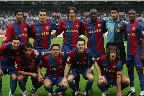 巴塞罗那队历史最佳阵容有哪些？