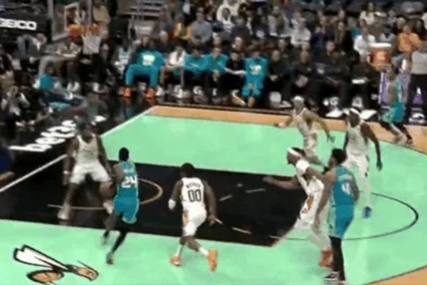 米勒突破上篮得分2+1助黄蜂险胜步行者