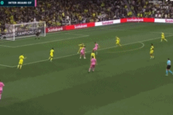 梅西神奇连破门：迈阿密险胜纳什维尔