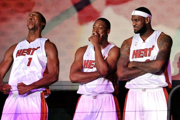 热火三巨头拿了几个总冠军？