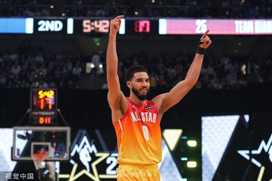 [NBA全明星]字母哥队184-175詹姆斯队 塔图姆55分