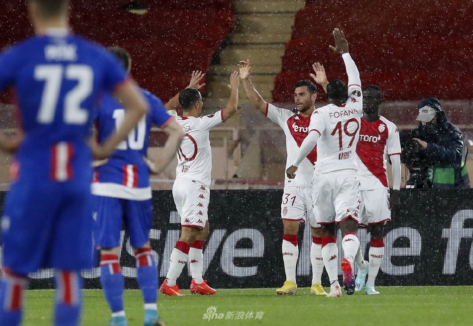 [欧联杯]摩纳哥 4-1 贝尔格莱德红星（摩纳哥 勒克莱尔 退赛）