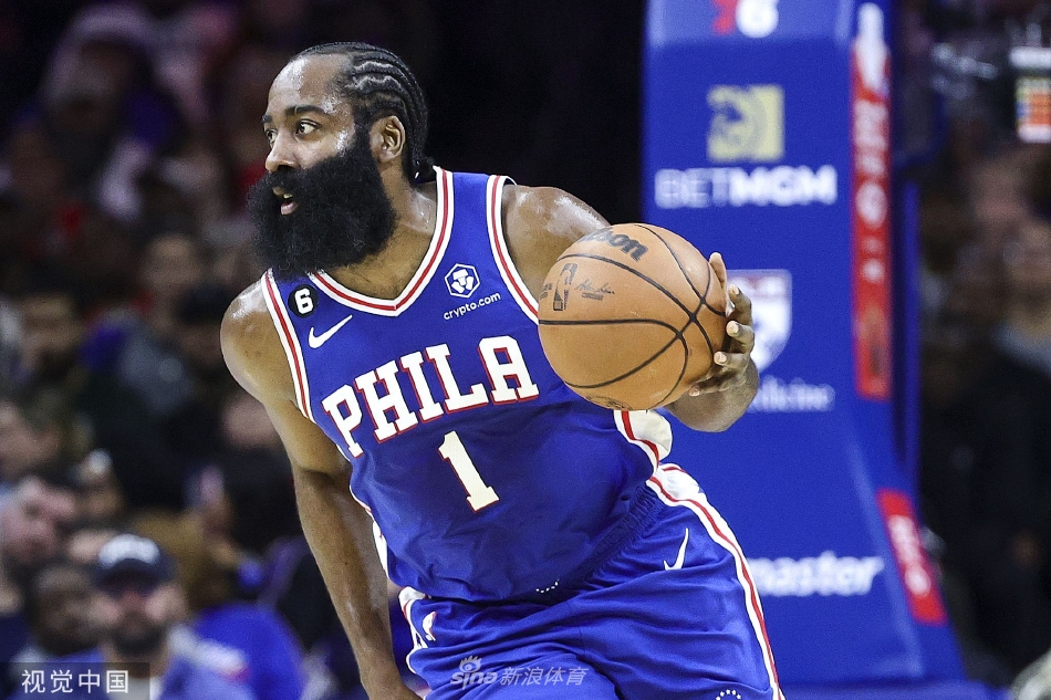[NBA]76人120-106步行者 哈登准三双大帝26分（76人有意哈登）