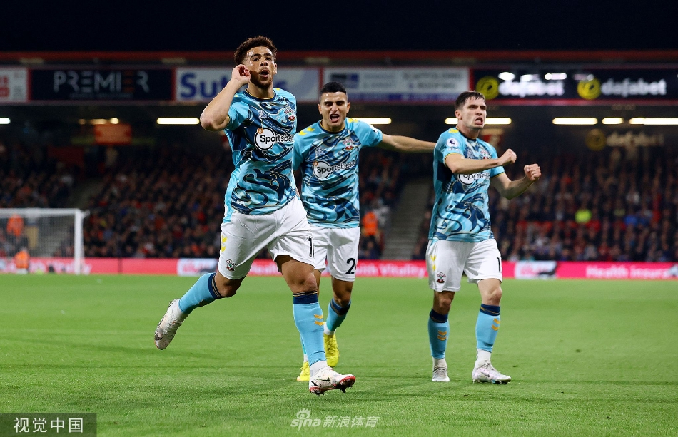 [英超]伯恩茅斯0-1南安普敦 切·亚当斯破门（伯恩茅斯对南安普敦）
