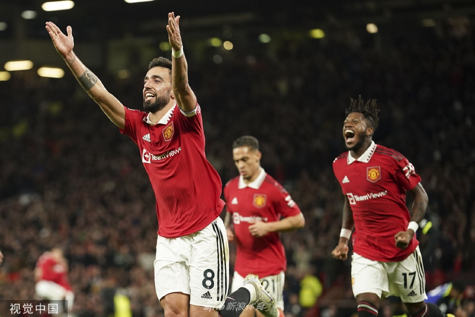 [英超]曼联2-0力擒热刺 B费弗雷德破门（曼联中场弗雷德）