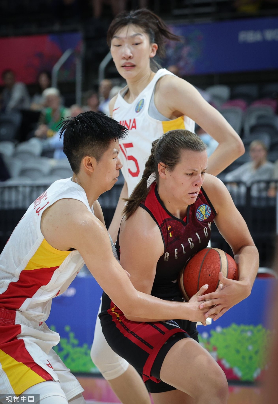 [女篮世界杯]中国女篮81-55比利时（三战全胜!中国女篮74-62比利时,小组第一晋级八强）