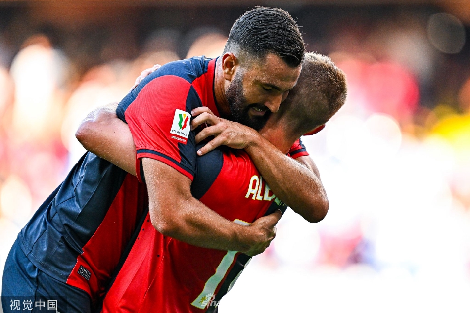 [意大利杯]热那亚3-2贝内文托（热那亚对贝内文托）