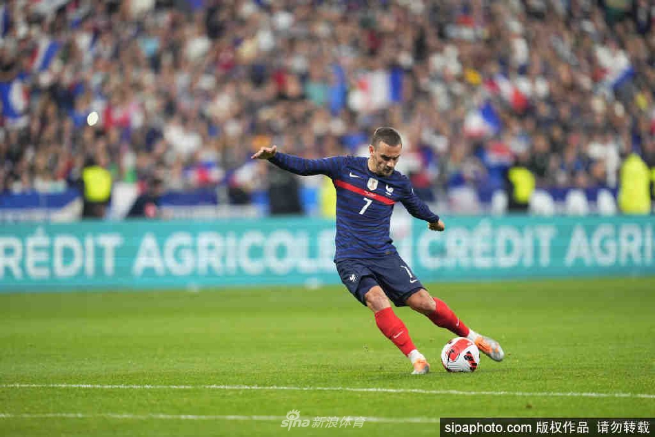 格列兹曼第108次为法国出场 与齐达内并列法国历史出场次数第6多（格列兹曼法国队）