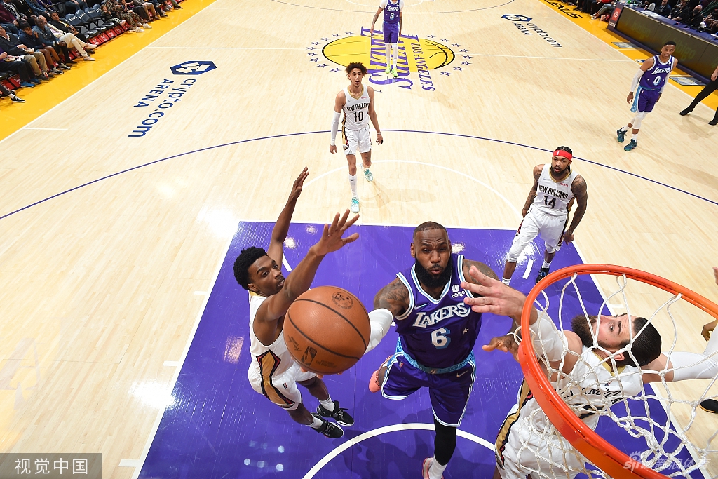 [NBA]鹈鹕114-111湖人 詹姆斯空砍38分（詹姆斯25分率湖人战胜鹈鹕）