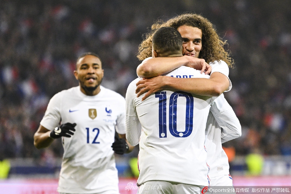 [友谊赛]法国5：0胜南非 姆巴佩2射1传吉鲁破门格子两助攻（法国队对南非）