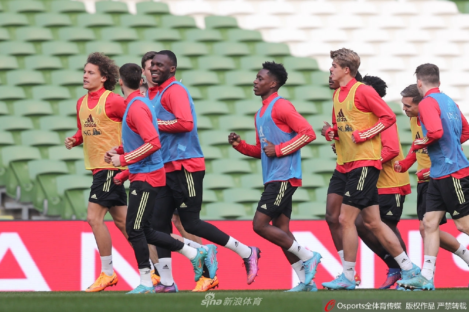 2022年国际足球友谊赛前瞻：比利时队踩场训练（比利时足协官网）