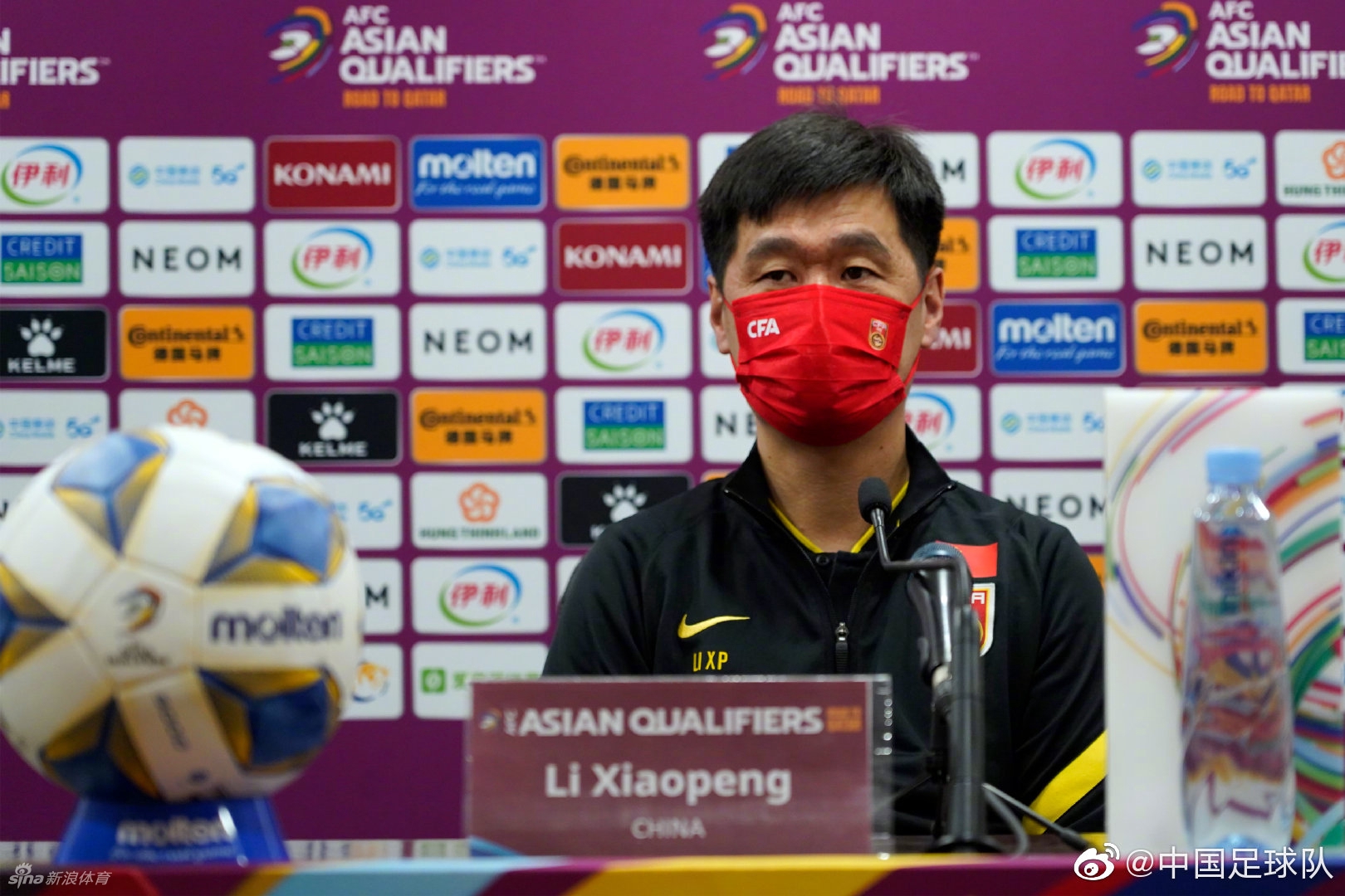 12强赛国足将过招沙特 李霄鹏:为中国足球而战