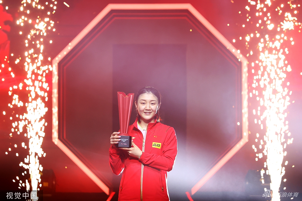 [WTT新加坡大满贯]陈梦4比3险胜王曼昱夺冠（陈梦和新加坡选手）