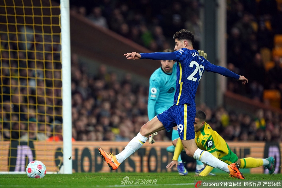 [英超]切尔西3-1诺维奇 哈弗茨进球（英超:切尔西7-0诺维奇 芒特戴帽）