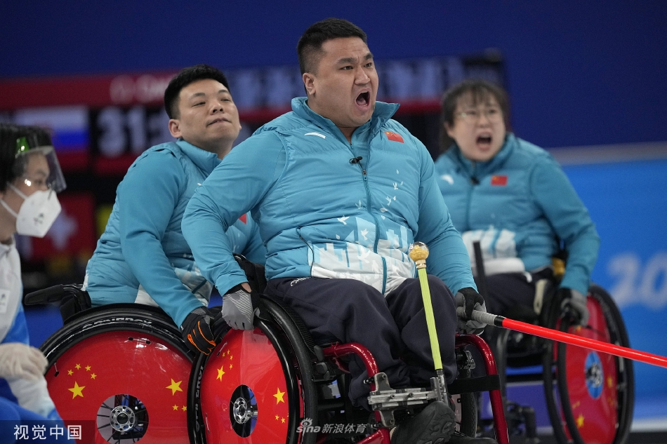 冬残奥轮椅冰壶 中国6-3英国（冬残奥会轮椅冰壶）