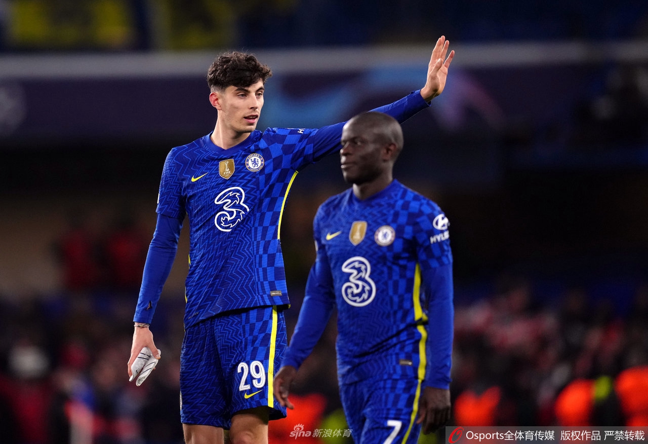 [欧冠]切尔西2-0里尔 哈弗茨破门（切尔西 欧冠 哈弗茨）