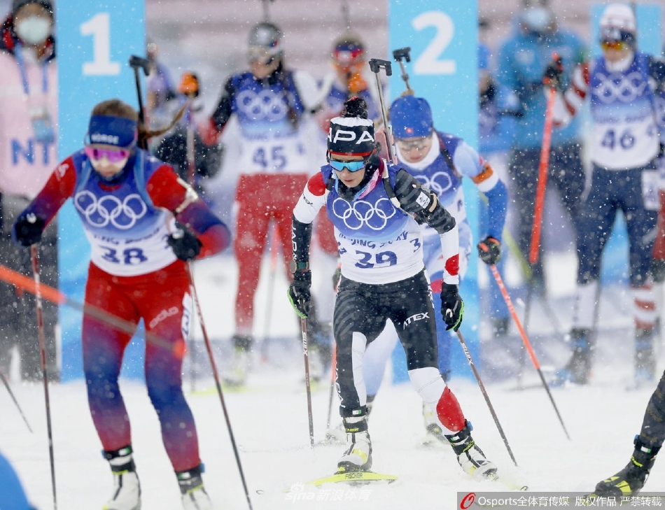 冬季两项女子10公里追逐 挪威选手马特·奥尔斯布·雷塞兰夺金