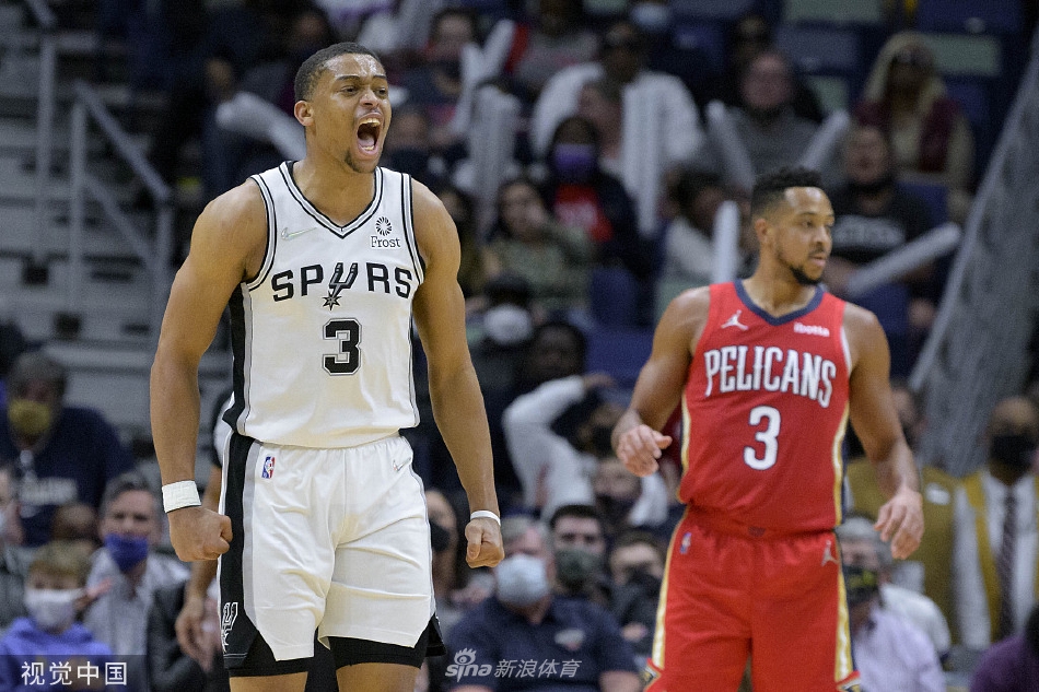 [NBA常规赛]穆雷31+12 马刺124-114鹈鹕（穆雷马刺队）