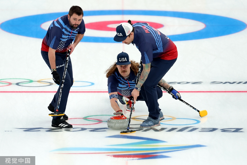 [男子冰壶循环赛]美国Vs挪威（美国男子冰壶队）