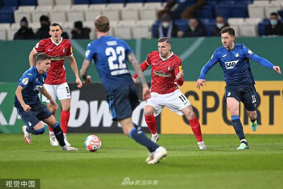 [德国杯]霍芬海姆1-4弗莱堡（德甲霍芬海姆对法兰克福）
