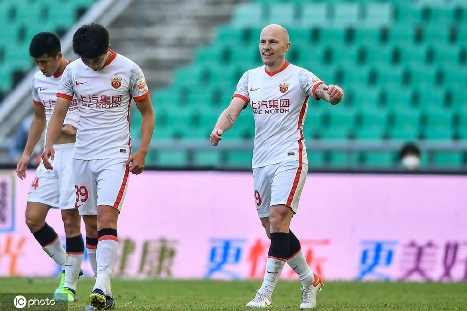 [中超]山东泰山2-2上海海港（山东泰山与上海海港热身赛）